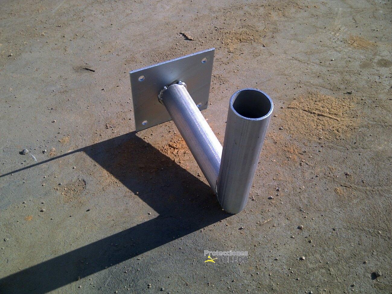 Guardrail Base with Custom-made ends or edges.